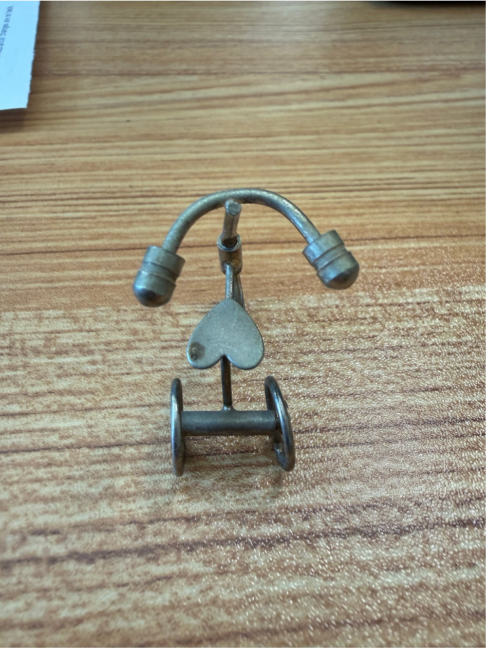 Metal Bicycle Miniature VTG Decor One Size Silver - Picture 5 of 6
